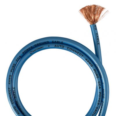 Auto-Connect CCA-Stromkabel 20mm², blau