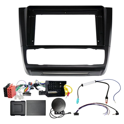 Auto-Connect Einbauset für 9-Zoll-Autoradio, BMW 1er 2007-2014, Klimaautomatik