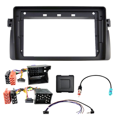 Auto-Connect Einbauset für 9-Zoll-Autoradio, BMW 3er E46 1998-2007