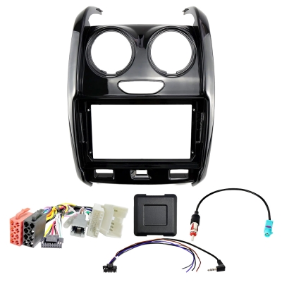 Auto-Connect Einbauset für 9-Zoll-Autoradio, Dacia Duster HS Facelift 2014-2018