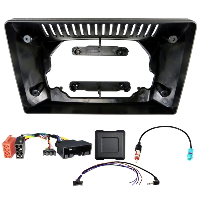 Auto-Connect Einbauset für 9-Zoll-Autoradio, Ford Transit Custom/Tourneo Custom 2012-2018, obere Werkseinheit