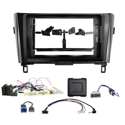 Auto-Connect Einbauset für 9/10.1-Zoll-Autoradio, Nissan Qashqai, X-Trail und Rogue