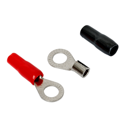 Auto-Connect rote und schwarze Ringkabelschuh M8, 10 mm²