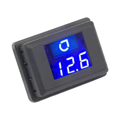Auto-Connect blaues Voltmeter