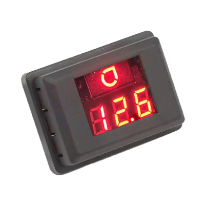 Auto-Connect rotes Voltmeter