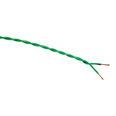 Auto-Connect verdrilltes OFC-Lautsprecherkabel 2x0,5 mm², grün pro Laufmeter