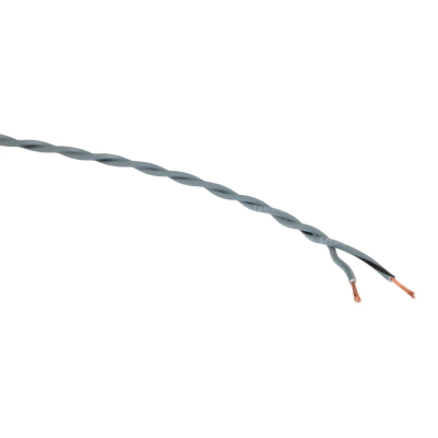 Auto-Connect verdrilltes OFC-Lautsprecherkabel 2x0.5 mm², grau, laufender Meter