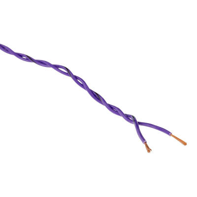 Auto-Connect verdrilltes Lautsprecherkabel 2x0.8mm² lila, Preis pro Meter