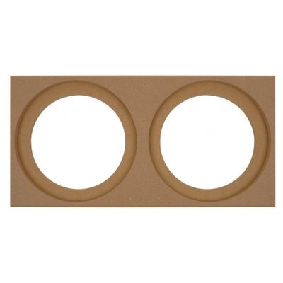 MDF-Montageplatte, 2x8 Zoll