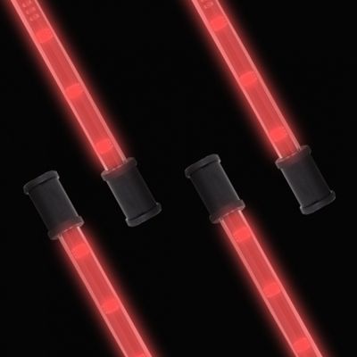 Lightz 4x9” LED-Innenbeleuchtung, rote Farbe