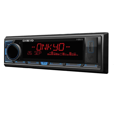 Onkyo X-QS616, Bluetooth-Autoradio mit 3 Cinch-Ausgangspaaren