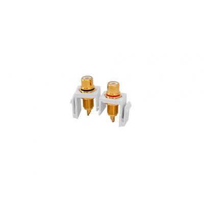 System One Wandplatte RCA-Anschluss 1 Paar