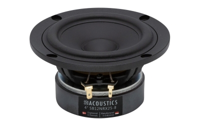 SB Acoustics SB12NRX25-8, 4-Zoll Tief-/Mitteltöner