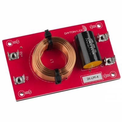 Dayton Audio Tiefpassfilter 12dB/Okt 4ohm, Stück