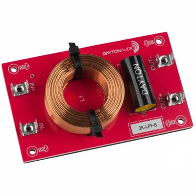 Dayton Audio Tiefpassfilter 12dB/Okt 8ohm, Stück