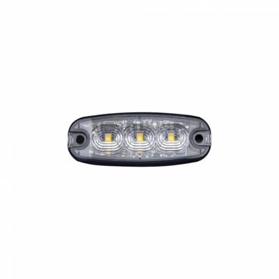 Strands Blitzlicht 3 LED, klare Linse
