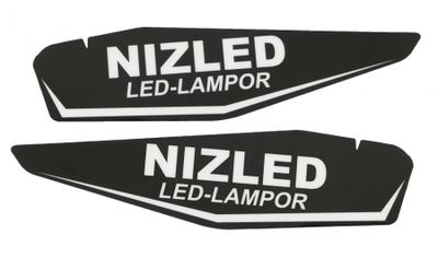 Nizled Aufkleber für Handschutz KTM schwarz, Paar
