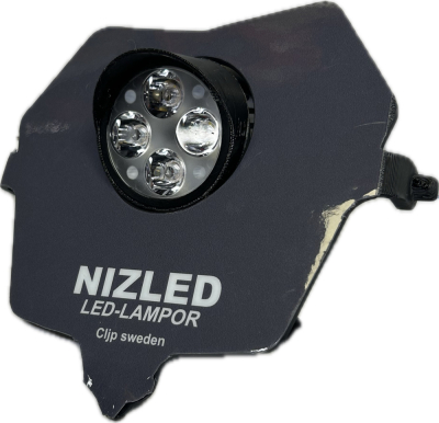 Einzelleuchte kaltweiß 40w Fantic 2-Takt 2024-, grauer Aufkleber, 1xE406k NIZLED