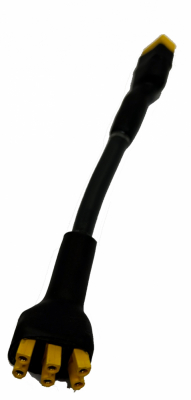 Adapterkabel für Lampenabdeckung 2024-, 10cm XT60-XT30x3