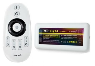 NIZLED Fernbedienung und Steuerbox/Dimmer für LED-Band weiß 12 Volt