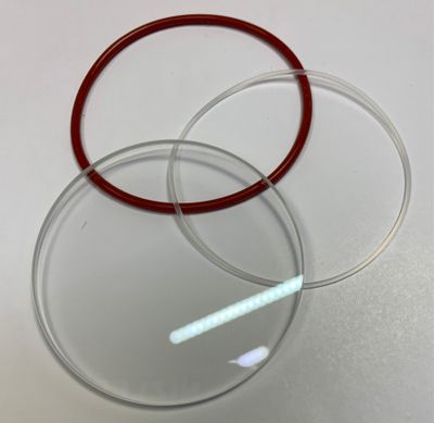 Ersatzglas/O-Ring für Nizled R40DRL Lampe