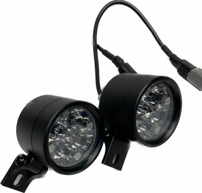 NIZLED R40S 2 Stück Zusatzscheinwerfer Spot für ATV/Motorrad/Auto 6500K 40W 9-36V