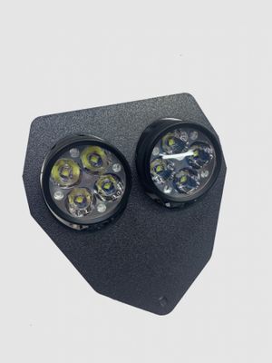 Lampenhalterung Sherco 2012-2023, 80W mit 2 Stk. NIZLED R40DRL