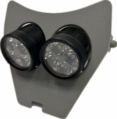 Lampenhalter Sherco 2024-, 80 W mit 2x NIZLED R40DRL
