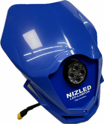 TM Racing 2015-2019, blau, kaltweiß 1xR40D1 (40 W) Lampenmaske