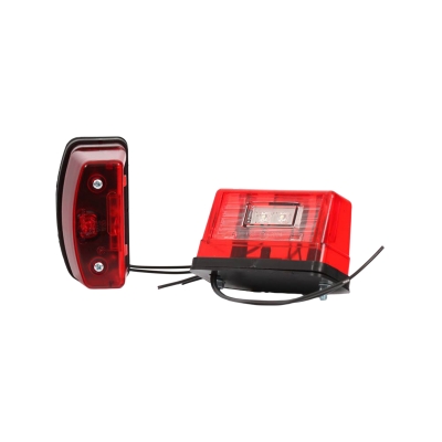 Strands Nsb/Positionslicht LED Rot.,12-24V