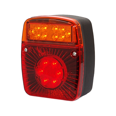 Strands Rückleuchte 3-Kammer LED 12/24V, Schluss/Brems/Blinker