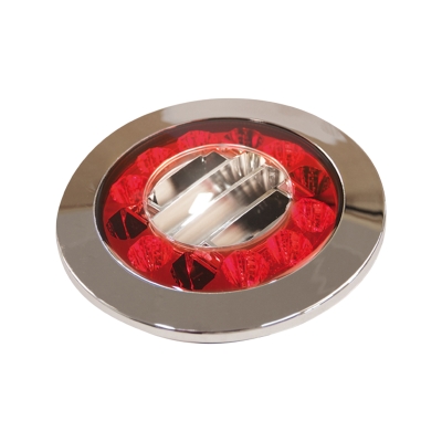 Strands Red Eye Rückleuchte Schluss/Brems/Blinker, 24 LED 10-30V. 2,5M Kabel.