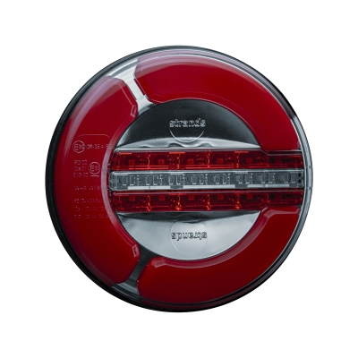 Strands Rückleuchte LED 3 Kammern 12-24V, 142Mm Durchmesser Pos./Rückfahr/Dimm