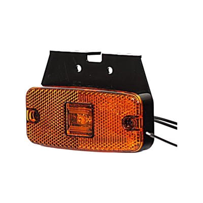 Strands LED-Seitenmarkierungsleuchte 111X50Mm orange 12-24V, 12-24V E-geprüft