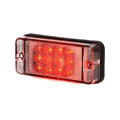Strands Nebelscheinwerfer 12-24V Klarglas, E-geprüft.