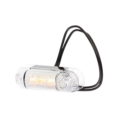 Strands Seitenmarkierungsleuchte 3 LED orange, 12-24V, E-geprüft
