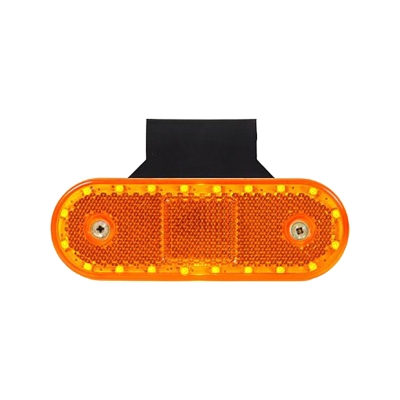 Strands Seitenmarkierungsleuchte LED 12-24V, inkl. Winkelhalterung und Reflektor.