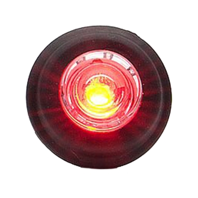 Strands Positionslicht rot LED 12-24V., passt in 21 mm Loch. E-geprüft.