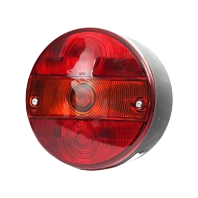Strands 3-Funktions-Heckleuchte rund, 24V, 142 mm