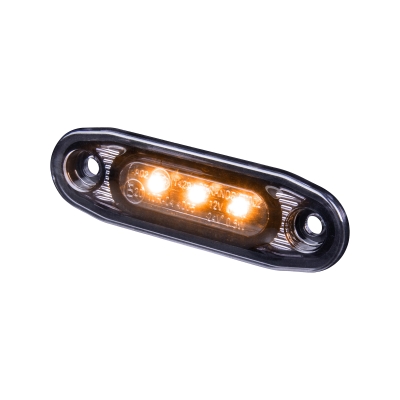 Strands Dark Knight Ultra Slim Seitenmarkierungslicht Orange LED