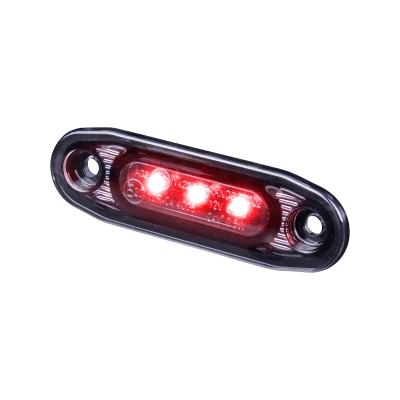 Strands Dark Knight Ultra Slim Positionslicht Rot LED