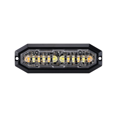 Strands Duo gerichtetes Blitzlicht orange/blau 12 LED