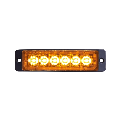 Strands gerichtetes Blitzlicht orange 6 LED