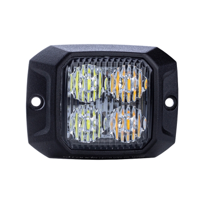 Strands Duo gerichtetes Blitzlicht orange/weiß 4 LED
