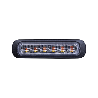 Strands Dark Knight gerichtetes Blitzlicht orange 6 LED klare Linse