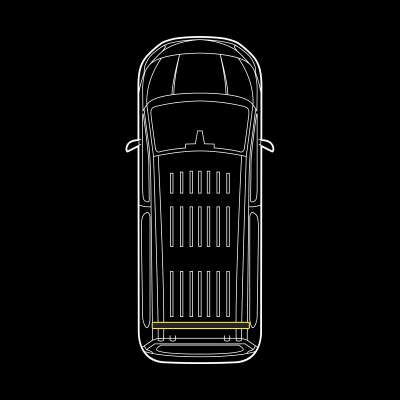 Strands heckmontiert Big Energy XL, VW Caddy Cargo 2021-