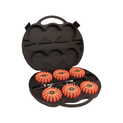 Strands Warn-/Richtblitzlicht Pucken orange LED, 6er-Pack