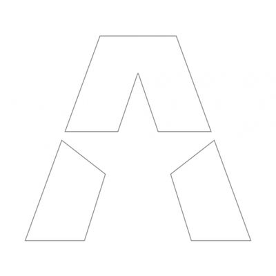 GAS A STAR Aufkleber 15.5x14cm, weiß