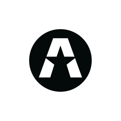 GAS A STAR Aufkleber 7x7cm, schwarz und weiß