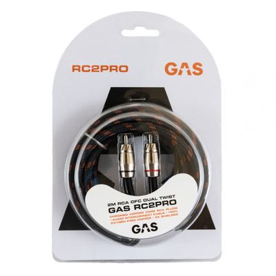 GAS RC2PRO dreifach geschirmtes RCA-Kabel, 2 Meter